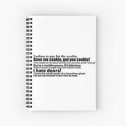 Nick Miller Spiral Notebook