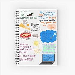 Nick Miller Quote Sheet Spiral Notebook