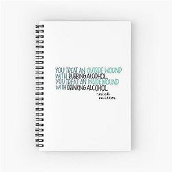 Nick Miller New Girl quote Spiral Notebook