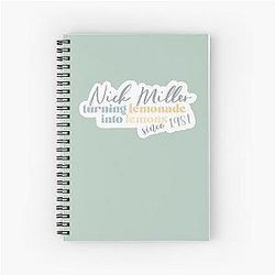 Nick Miller Spiral Notebook