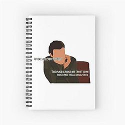 Nick Miller Spiral Notebook