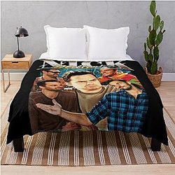 Nick Miller Homage Vintage T-shirt, Nick Miller Fan Tees Throw Blanket