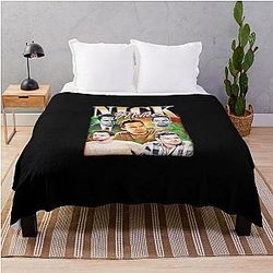 Nick Miller Vintage Bootleg Style Throw Blanket