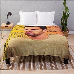 Nick Miller Stone Cold Throw Blanket