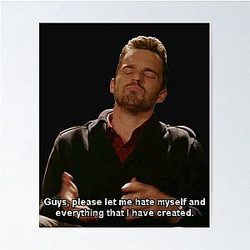 Nick Miller Funny Poster