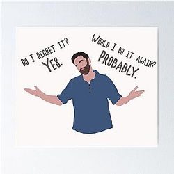 Nick Miller Outline Poster