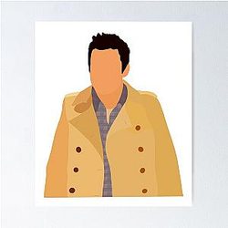 Nick Miller Trench Coat Vector Poster