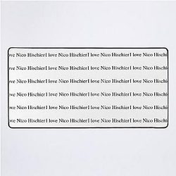 I love Nico Hischier Desk Mat