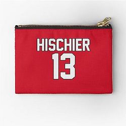 Nico Hischier jersey number Zipper Pouch