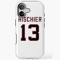 Nico Hischier White iPhone Tough Case
