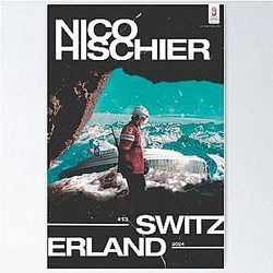 Nico Hischier Swiss National Team Poster