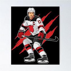Nico Hischier Skates Poster