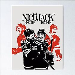 Nico Hischer - Jack Hughes Poster
