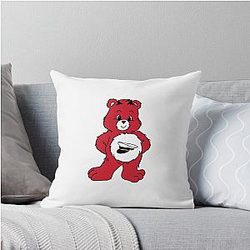 Nico Hischier Care Bear Throw Pillow