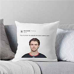 Nico Hischier Throw Pillow
