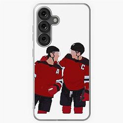 Jack Hughes Nico Hischier Sticker Samsung Galaxy Soft Case