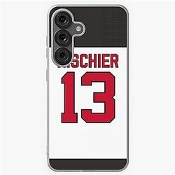 New Jersey Devils Nico Hischier Away Jersey Samsung Galaxy Soft Case