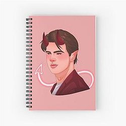 Nico Hischier Jersey Devil Spiral Notebook