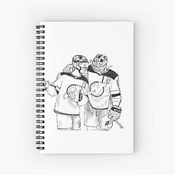 Jack Hughes & Nico Hischier Spiral Notebook