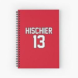 Nico Hischier Jersey Spiral Notebook