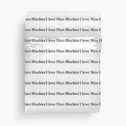 I love Nico Hischier Duvet Cover