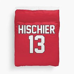Nico Hischier Jersey Duvet Cover