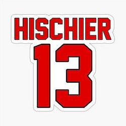 Nico Hischier Jersey Sticker