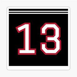2024 Nico Hischier Alternate Jersey Sticker