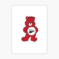 Nico Hischier Care Bear Glossy Sticker