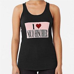 Nico Hischier Racerback Tank Top
