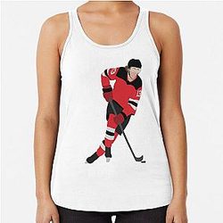 Nico Hischier Racerback Tank Top