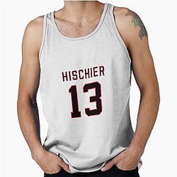 Nico Hischier White Tank Top