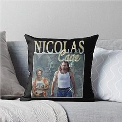 Nicholas Cage Throw Pillow