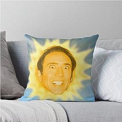 Nicolas Cage Throw Pillow