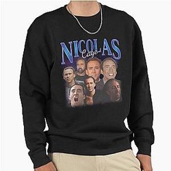 Nicolas Cage Pullover Sweatshirt