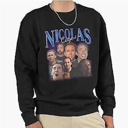 Nicolas Cage Pullover Sweatshirt