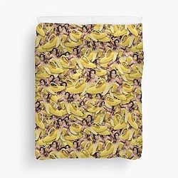 Nicolas Cage Banana Duvet Cover