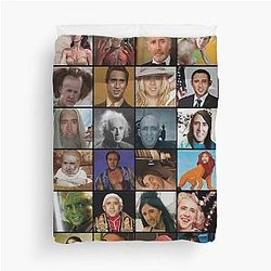Nicolas Cage Pattern - Nick Cage Duvet Cover