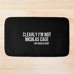 I am Not Nicolas Cage Bath Mat