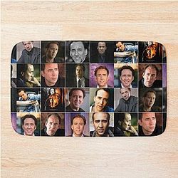Nicolas Cage Photo Bath Mat