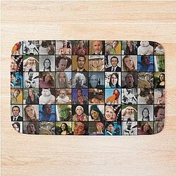 Nicholas Cage Pattern - Nick Cage Bath Mat