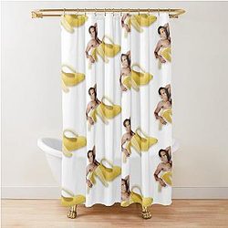 Nicolas Cage Banana Shower Curtain