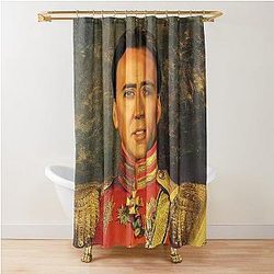 Nicolas Cage Shower Curtain