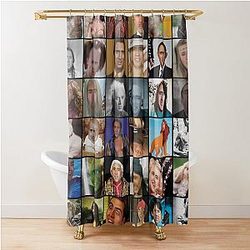 Nicholas Cage Pattern - Nick Cage Shower Curtain