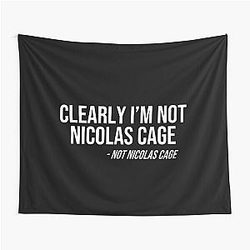 I am Nicolas Cage Tapestry