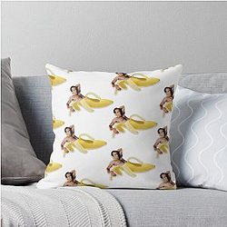 Nicolas Cage Banana Throw Pillow