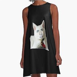 Nicholas Cage A-Line Dress
