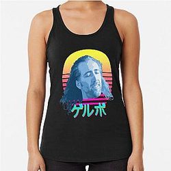 Nicolas Cage Actor Filmmaker Coppola Received Many Awards Funny Racerback Tank Top