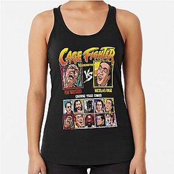 Nicolas Cage Racerback Tank Top