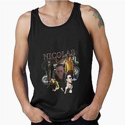 Nicolas Cage Bootleg Band Tee Tank Top